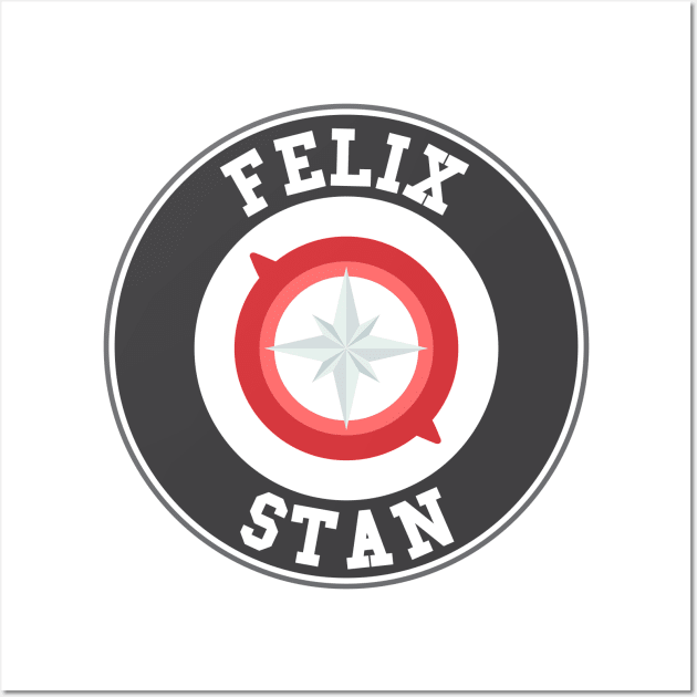 Stray Kids SKZ Felix stan Wall Art by Oricca